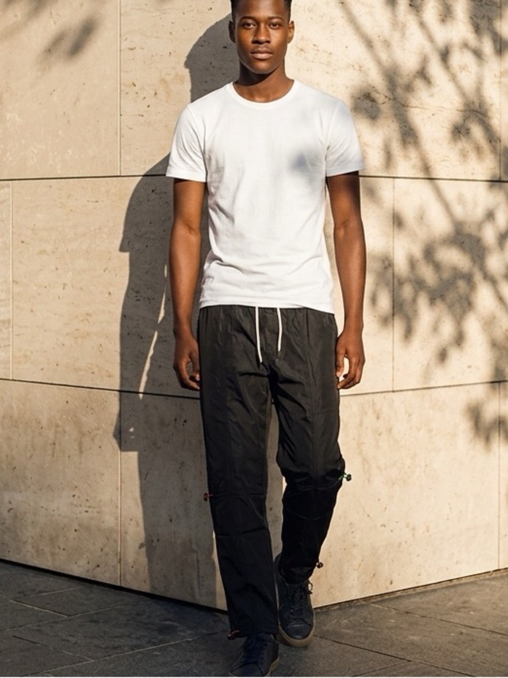 NWT EPTM USA Men’s Adjustable Elastic Cord Hyper Jogger Pants Black- Size Small